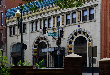 Strassenszene in der Stadt Asheville, North Carolina © Ulf