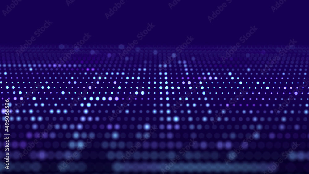 Poster abstract digital background science technology networks big data link 3d rendering.