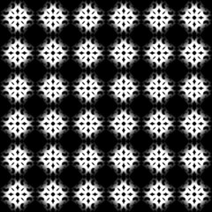 Obraz premium black and white seamless background abstract texture 3d effect and also use for wallpaper 
