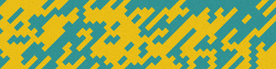 Fototapeta premium Abstract Geometric Pattern generative computational art illustration