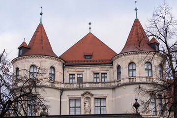 Munich, Germany - December 20,2021 : Famous Bavarian national museum in Munich.