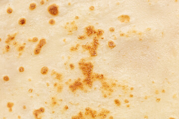 Pan fried pancake as a background.