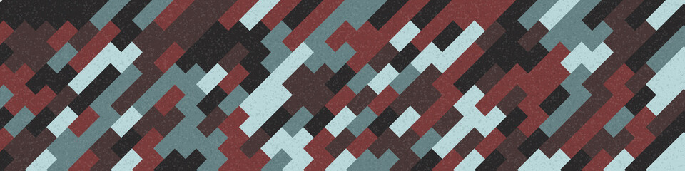 Fototapeta premium Abstract Geometric Pattern generative computational art illustration