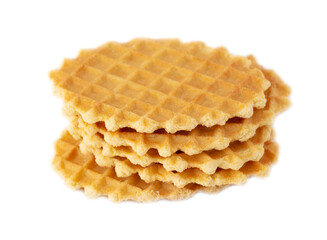 Sweet cookies on a white background.