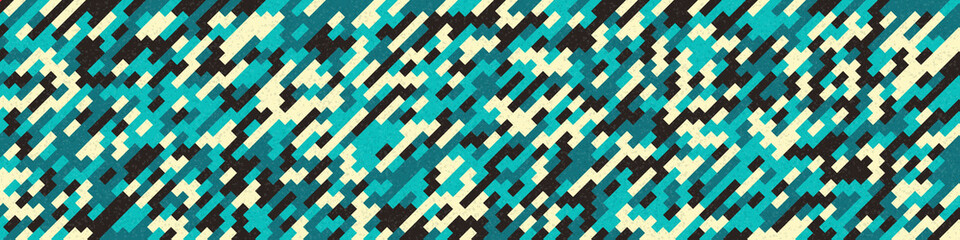 Abstract Geometric Pattern generative computational art illustration