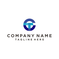 C T logo vector