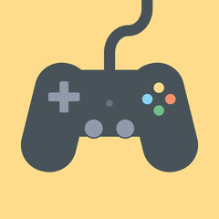シンプルでかわいいゲームコントローラーのイラスト