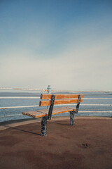Jetty at Morecambe Bay Bench