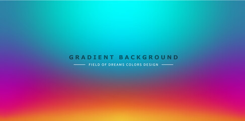 abstract background vector illustration gradient field of dream, applicable for website banner, poster corporate, business sign, header, landing page webs, ads campaign, advertising agency, billboards
