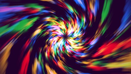 Obraz premium Multicolour some blurred abstract background in form of a swirl - 3D Illustration