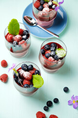 Berry mousse