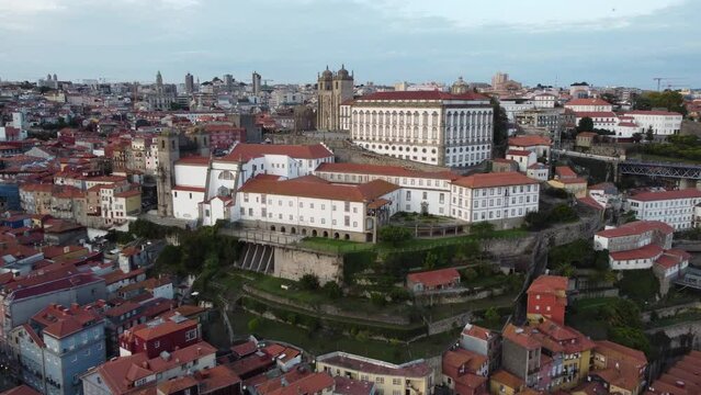 Porto, Portugal- Diocese & Convento dos Grilos Aerial