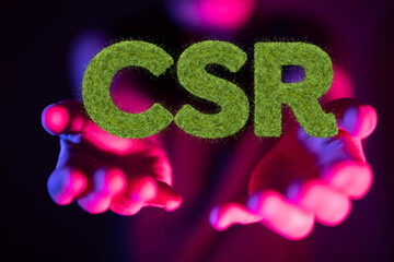 CSR Social Responsibility, template web page