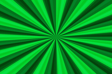 sunburst comic pop art green background