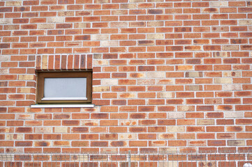 窓とタイル外壁　brick wall with window