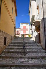 A staircase in Sant'Angelo all'Esca, a small village in the province of Avellino, Italy.