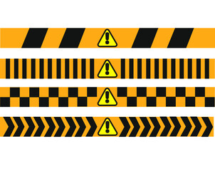 Construction, crime and danger area tape sets
