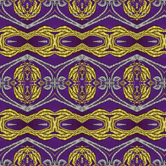 3d effect - abstract geometric fractal pattern 