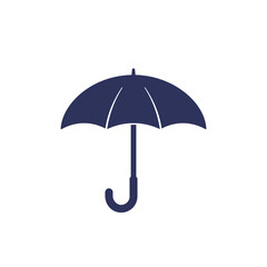 umbrella icon on white, vector