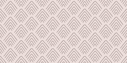 Seamless geometric doodle pattern. Abstract creative background. Print for clothes, linens, wallpapers or wrapping paper. Flat vector template