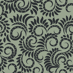 Vector seamless curve element pattern