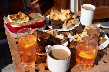 Kaffeetafel Boot Drinks