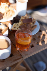 Kaffeetafel Boot Drinks