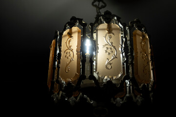 shining chandelier with energy saving lamp
