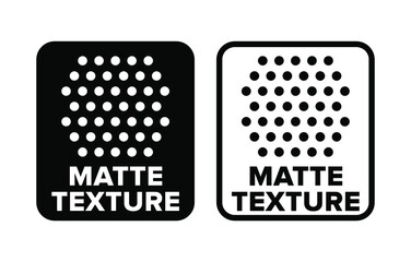 "Matte Texture" vector information sign