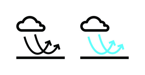 Rainproof and waterproof surfaces and item property