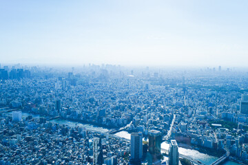 東京の風景・高層ビル群