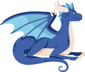 Cute Dragon Childish Cartoon Illustration © Good Studio