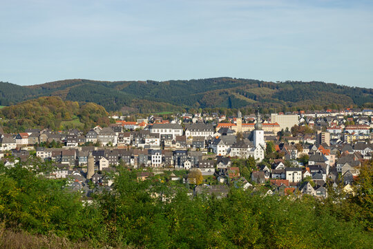 Stadtansicht von Arnsberg, Sauerland, Nordrhein-Westfalen
