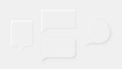 speech bubbles vector