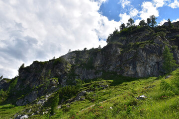 mountain landscape with sky