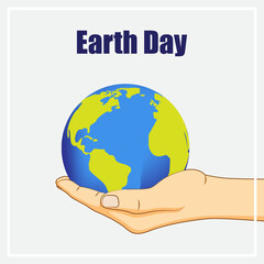 Vector illustration for Earth day