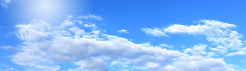 Naklejka na ściany i meble blue sky and white cloud