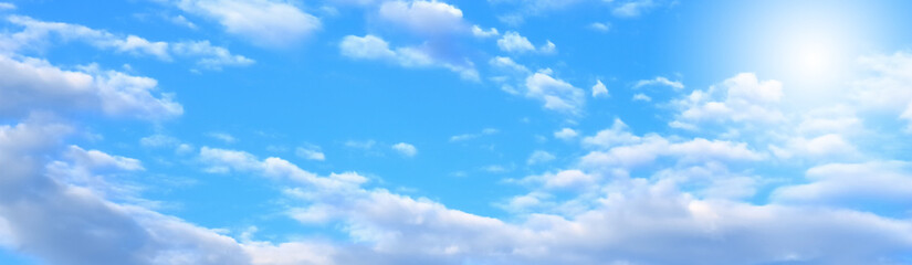 blue sky and white cloud