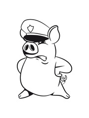 Fototapeta premium Schwein Ferkel sau 