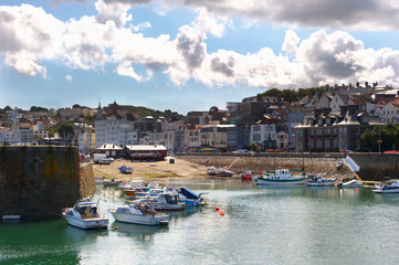 Fototapeta na wymiar St Peter Port, Guernsey, Channel Islands