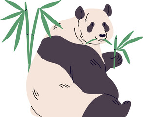 Panda Bear Cartoon Illustration © Good Studio