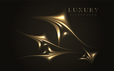Liquid gold abstract, luxury premium background. Shiny brochure, flyer, invitation template.Vector.