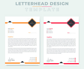 Professional creative letterhead template design for your business