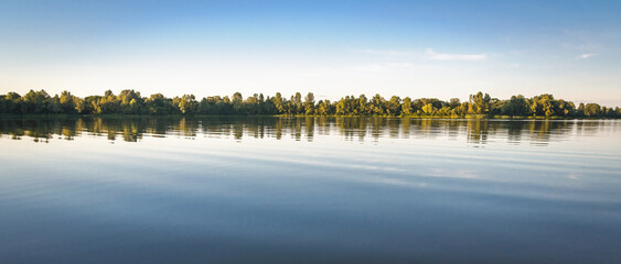 Sunrise over the river