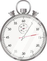 Stopwatch Cartoon Illustration