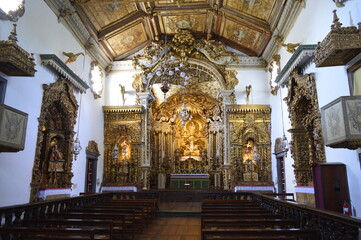 Fototapeta premium Igreja com arte barroca