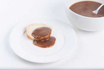 ラスクとスープ