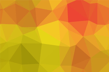 Multicolor polygon pattern. Low poly design
