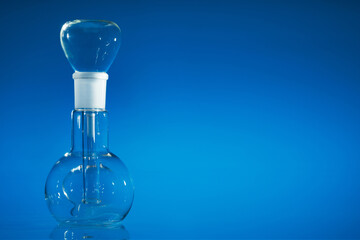 Chemical vessels. Glass flasks. Laboratory utensil.