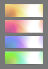 abstract banner holographic foil